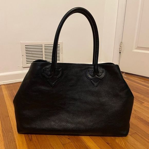 Chrome Hearts Large leather Fleur handbag EUC - Picture 4 of 10